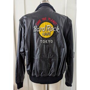 Hard Rock Cafe Tokyo Leather Jacket/Vest Size M